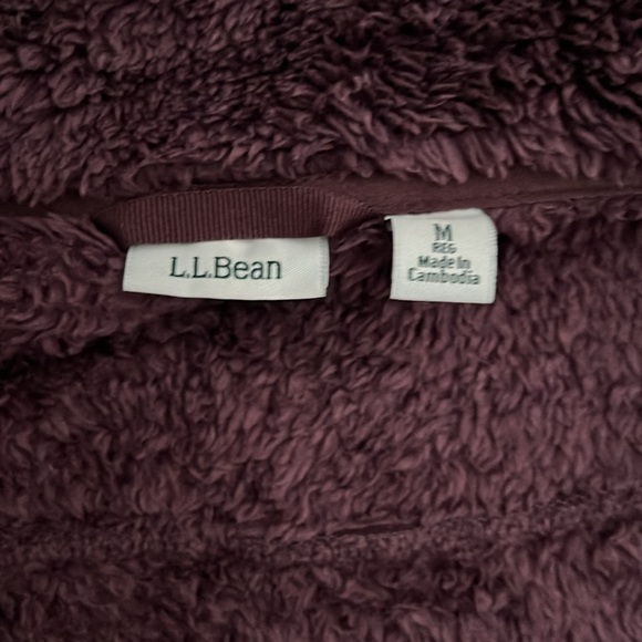 Women's L.L.Bean Hi-Pile Fleece Jacket - Picture 6 of 7